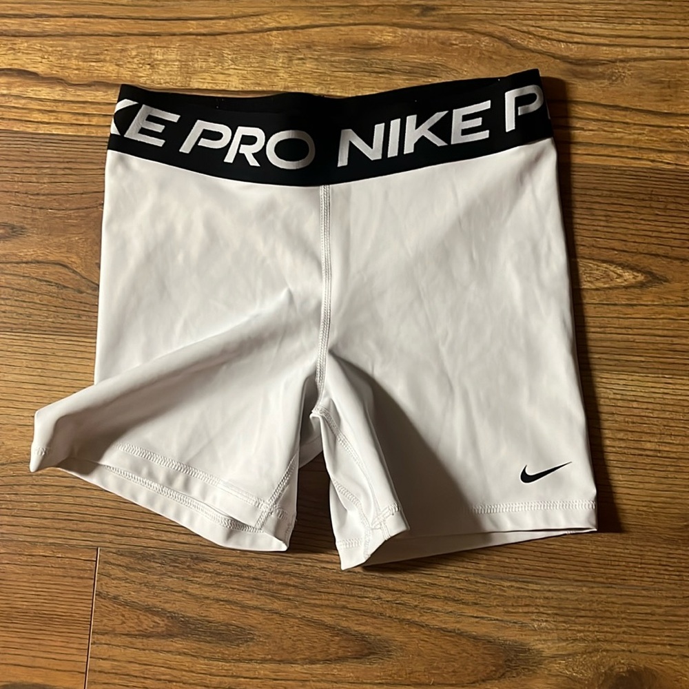 White Nike Pros